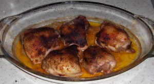 Roasted chicken