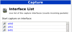 Capture interfaces