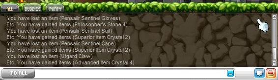 Dismantle 4 items to 4 crystals